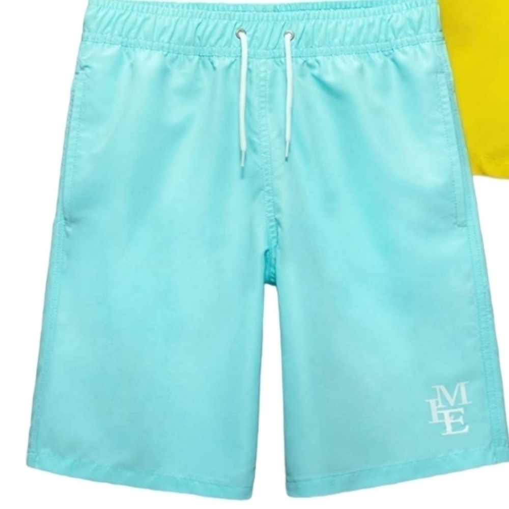 Meilonger Boy's Light Blue Swim Shorts Size 18-20 NWT